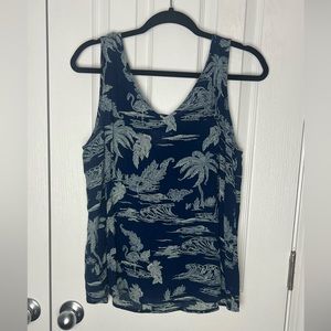 Navy blue Tank Top
